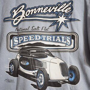 Bonneville National Speed Trials 2006 Racing Motorcycle T Shirt Sz L 100% Cotton